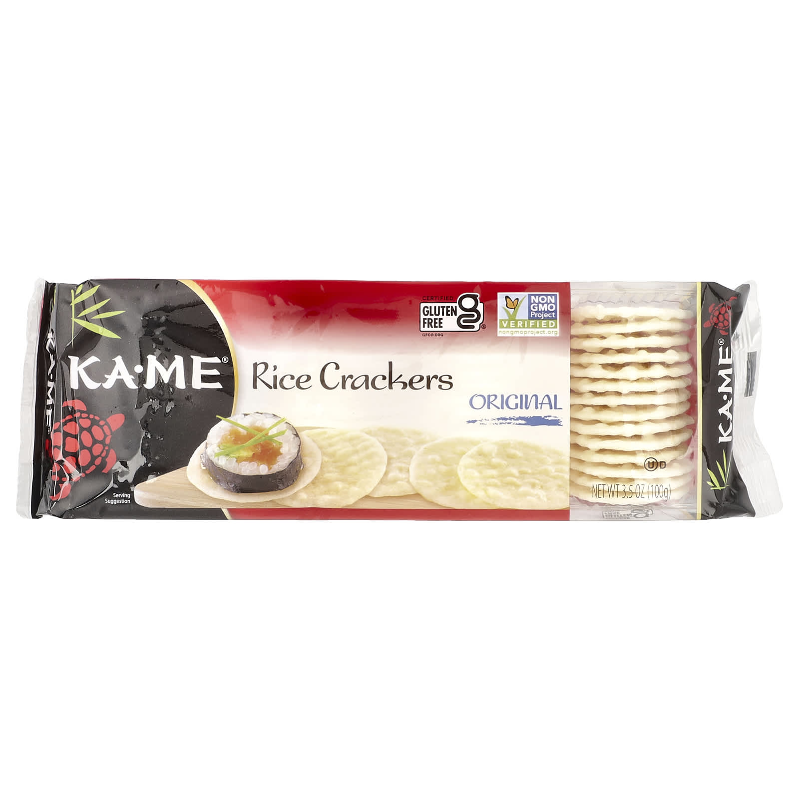 KA-ME, Rice Crackers, Original, 3.5 oz (100 g) - Image 1