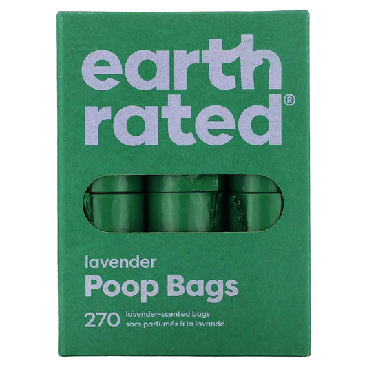 Lavender Scented Dog Poop Bags - Leak-Proof, Eco-Friendly - 270 Bags - Image 1
