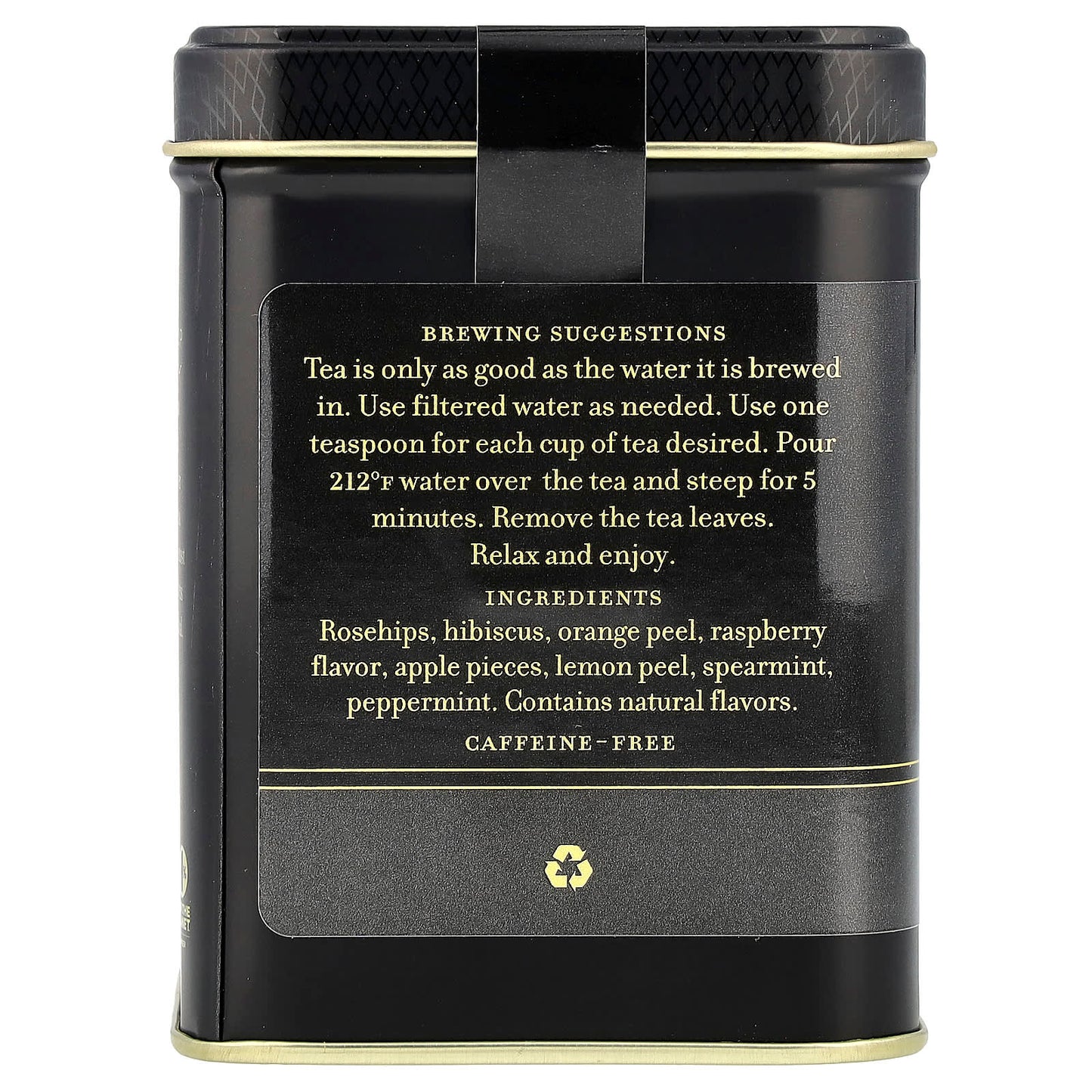 Harney & Sons Raspberry Tea, Caffeine Free, 4 oz (112g) - Image 2