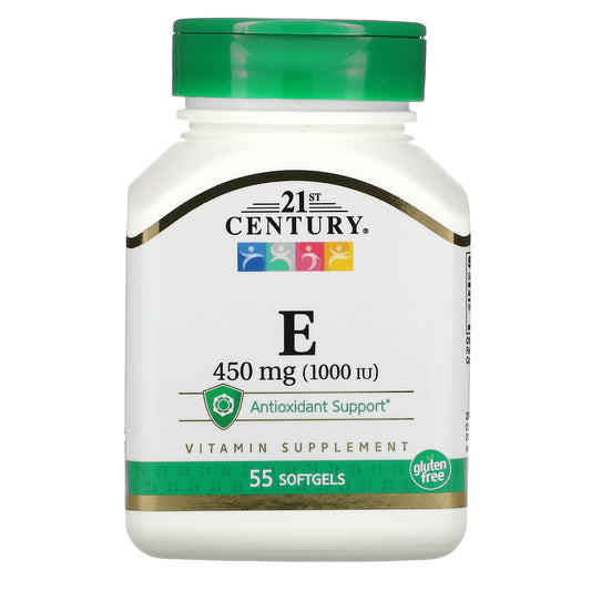 Vitamin E Supplement - 450mg, 55 Softgels, Antioxidant Support - Image 1
