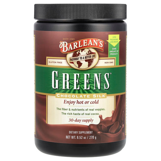 Delicious and Nutritious Barlean's Chocolate Silk Greens - Image 1