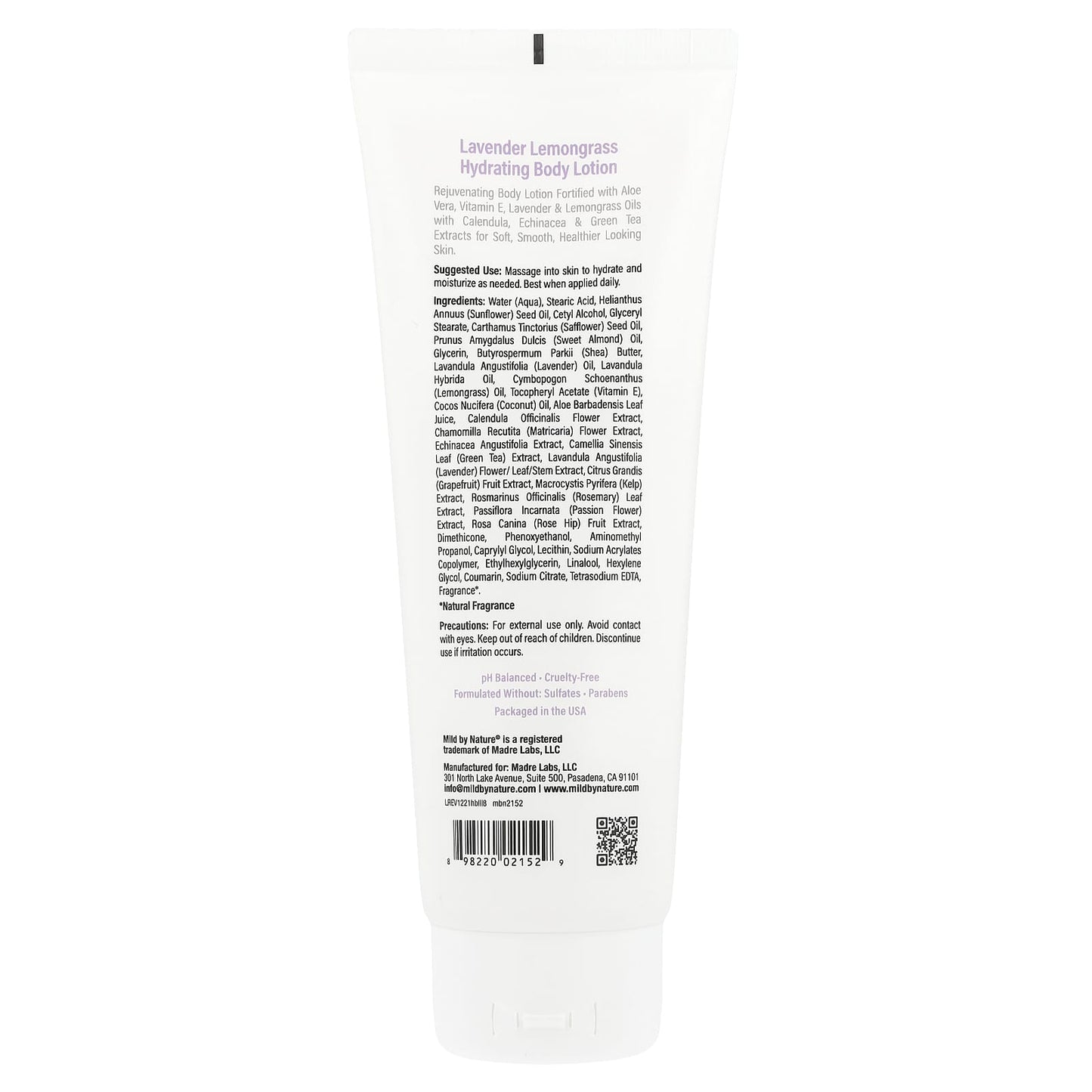 Lavender Lemongrass Hydrating Body Lotion - Soothe Dry Skin - Image 2