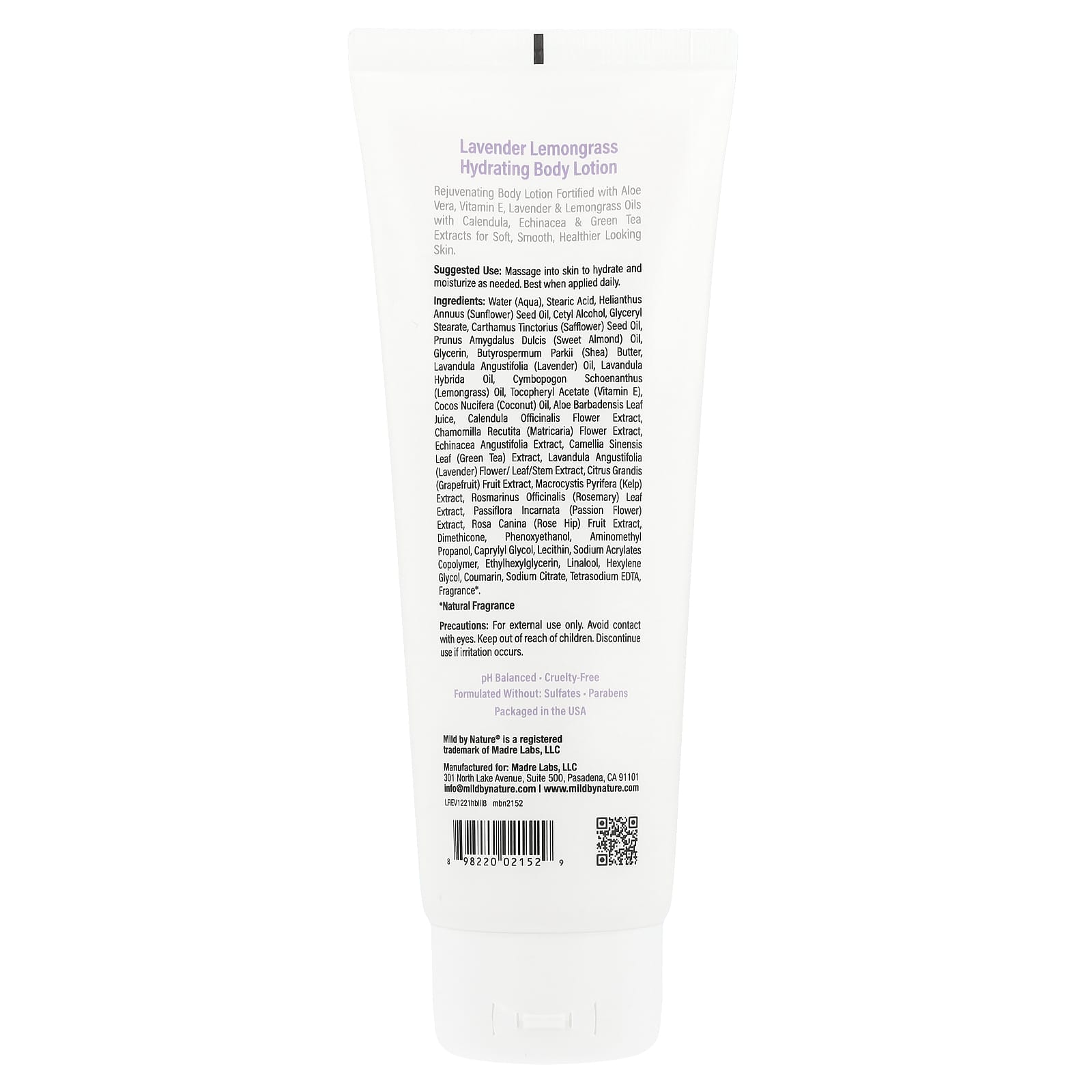Lavender Lemongrass Hydrating Body Lotion - Soothe Dry Skin - Image 2