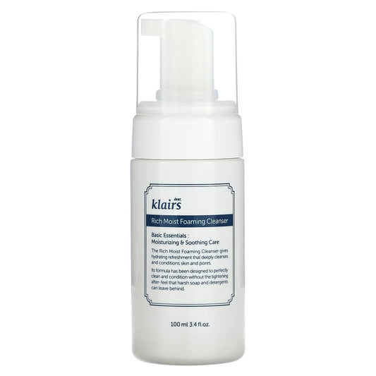 Klairs Gentle Foaming Cleanser for Deep Moisturizing, 3.4 fl oz - Image 1