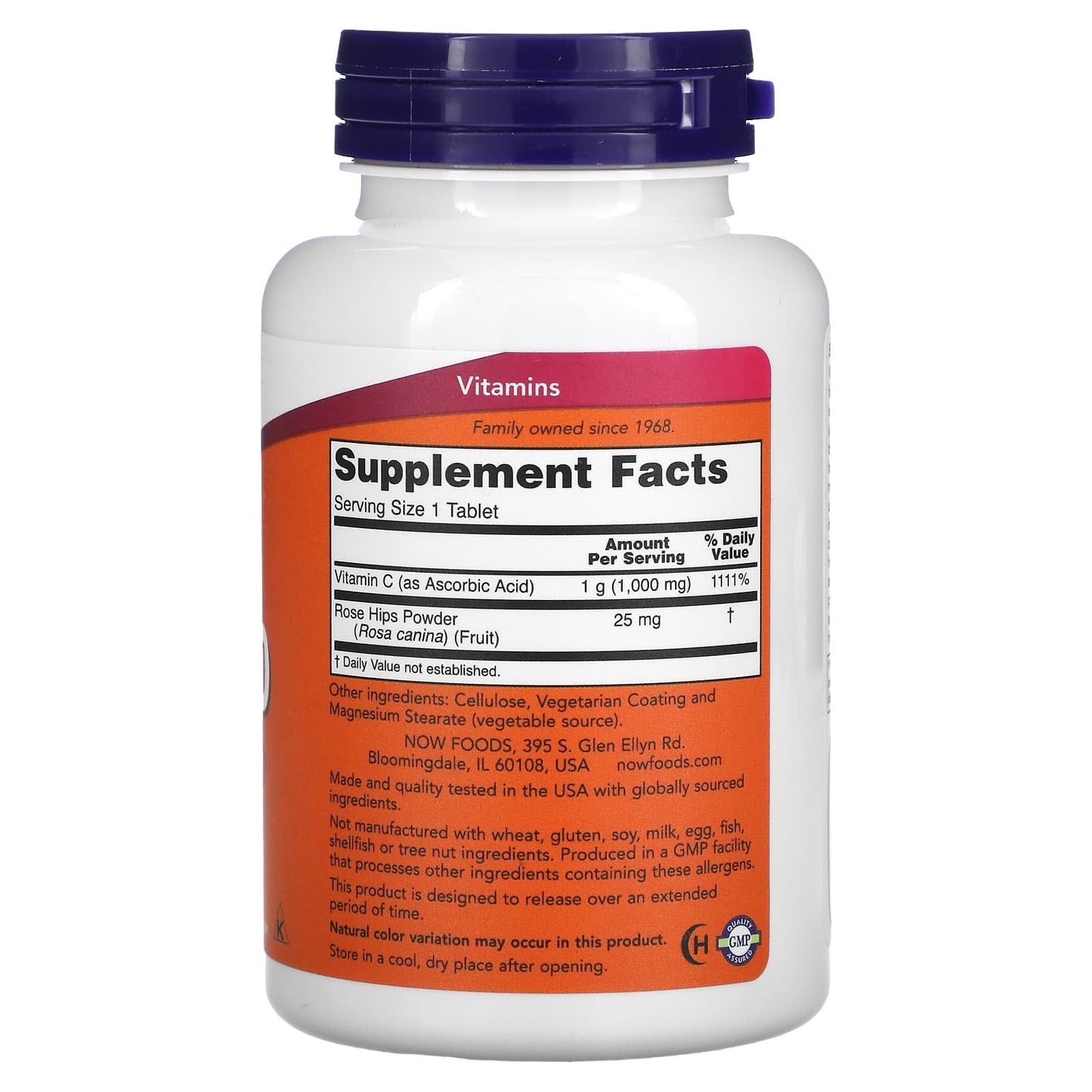 NOW Foods, C-1000, 100 Tablets - Image 2