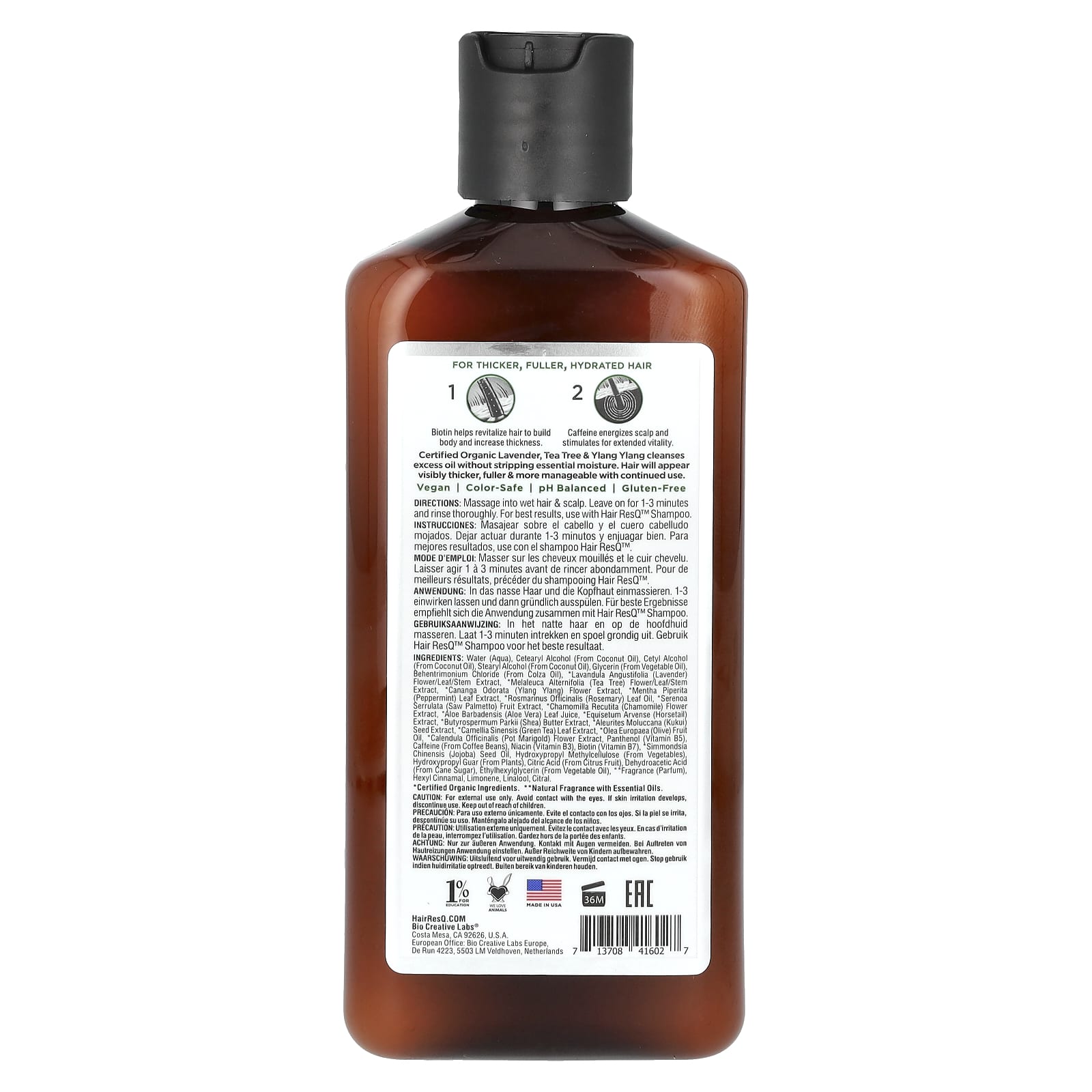 Petal Fresh, Hair ResQ®, Thickening Conditioner, Oil Control, For Noticeably Thinning Hair, 12 fl oz (355 ml) - Image 2