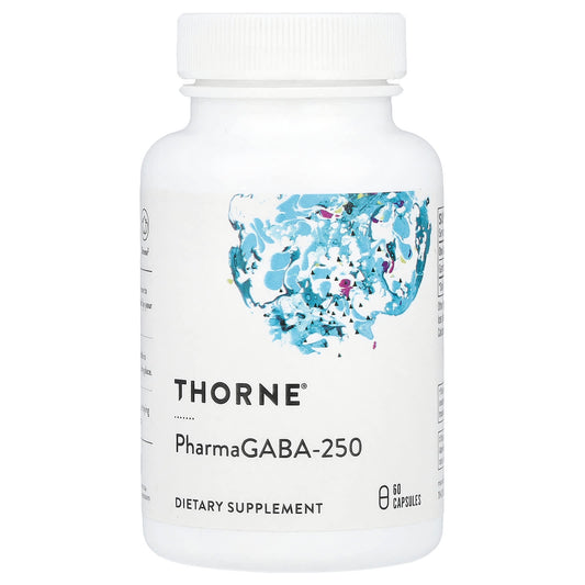 Thorne, PharmaGABA-250, 60 Capsules (250 mg per Capsule) - Image 1