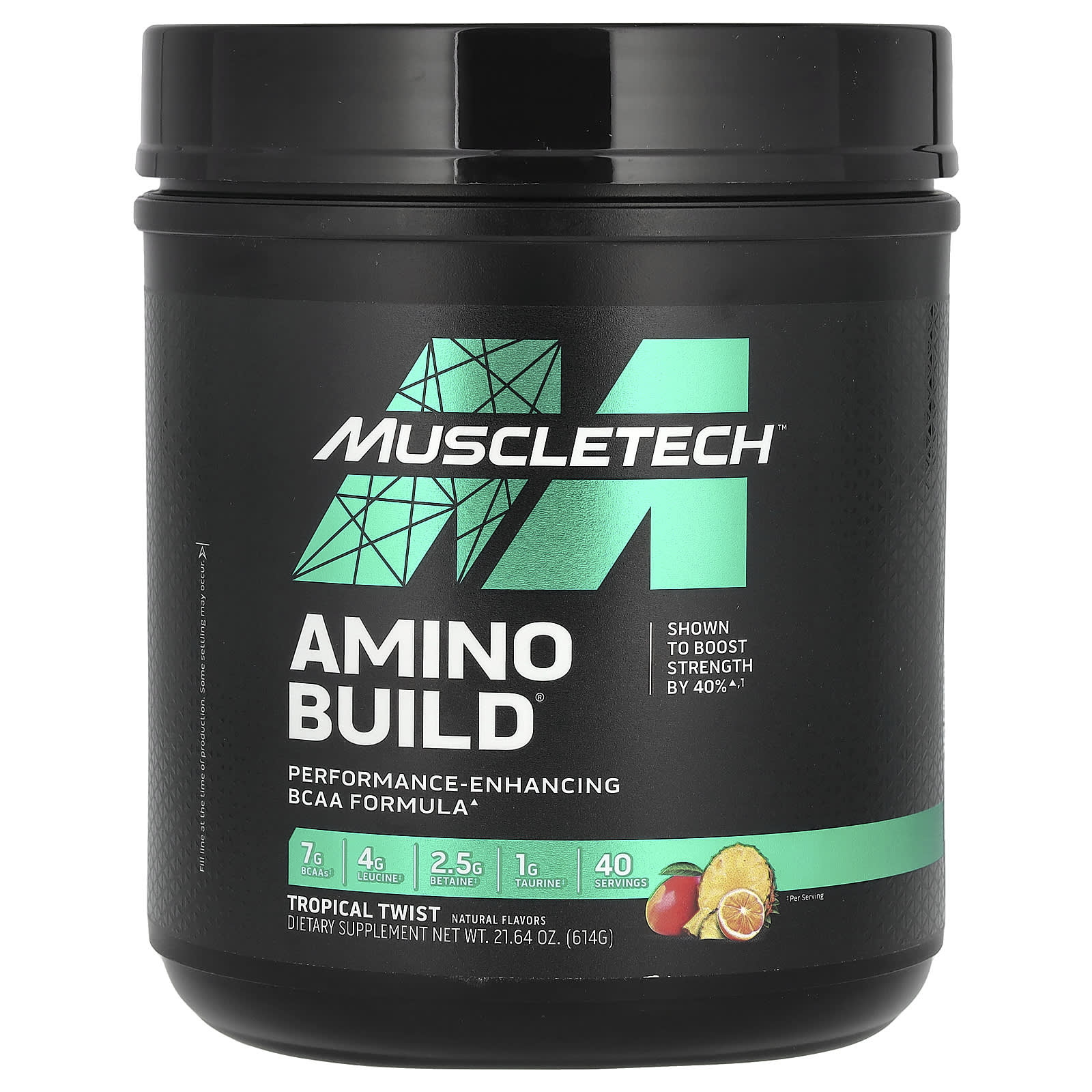 MuscleTech, Amino Build, Tropical Twist, 21.64 oz (614 g) - Image 1
