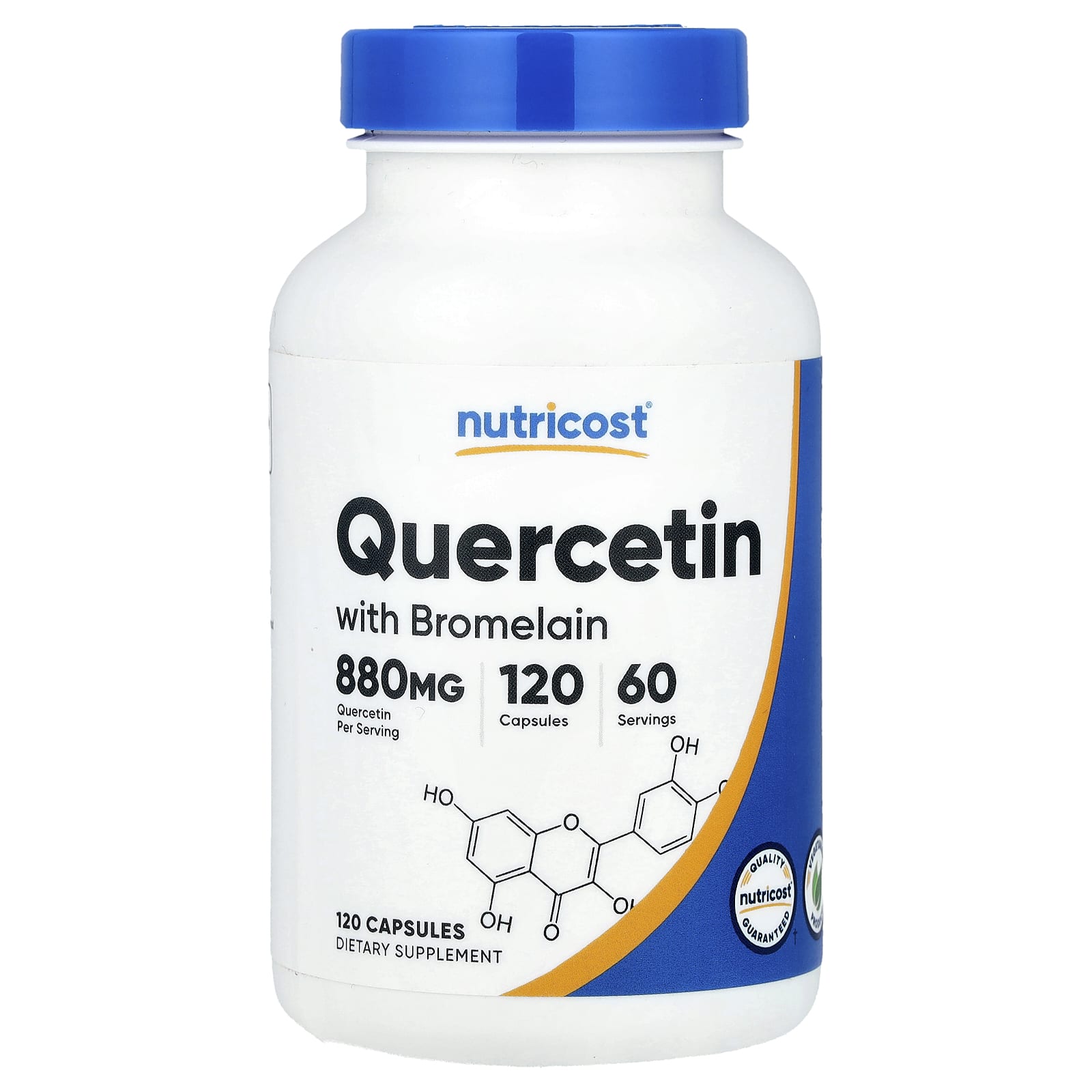 Nutricost, Quercetin with Bromelain, 120 Capsules - Image 1