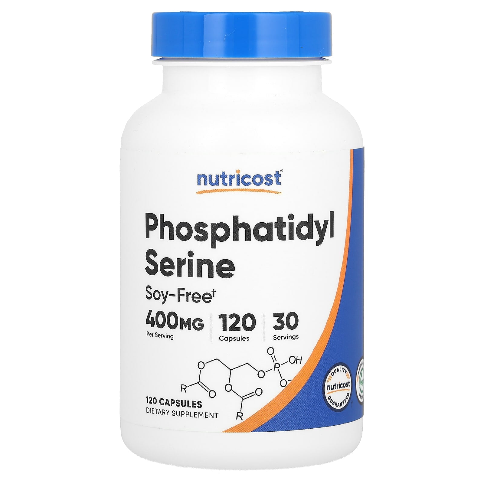 Nutricost, Phosphatidyl Serine, 120 Capsules (100 mg per Capsule) - Image 1