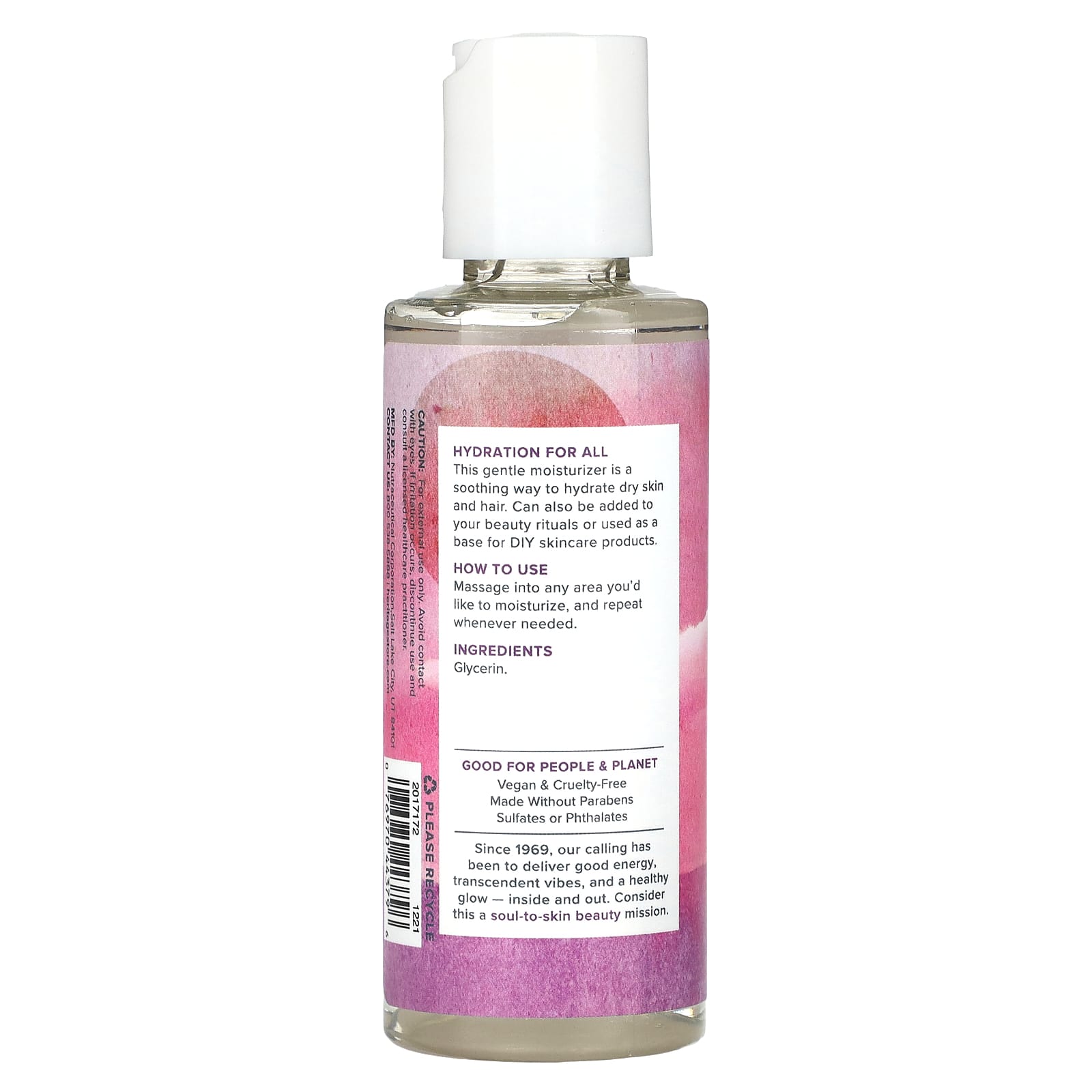 Glycerin Moisturizer by Heritage Store for Soft, Hydrated Skin - Image 2
