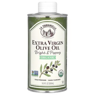 La Tourangelle Organic Extra Virgin Olive Oil, Bright & Peppery, 16.9 fl oz