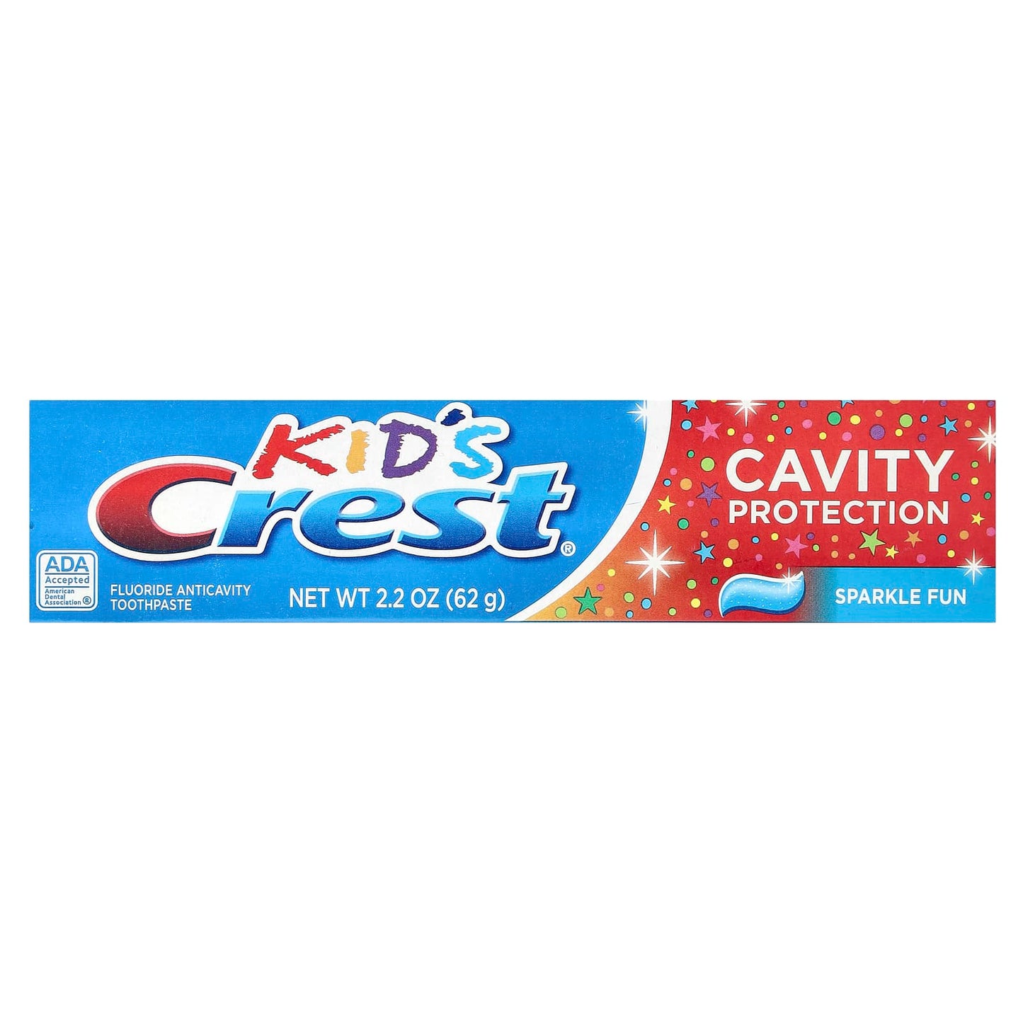 Crest Cavity Protection Toothpaste for Kids, 2.2 oz - Sparkle Fun Flavor - Image 2