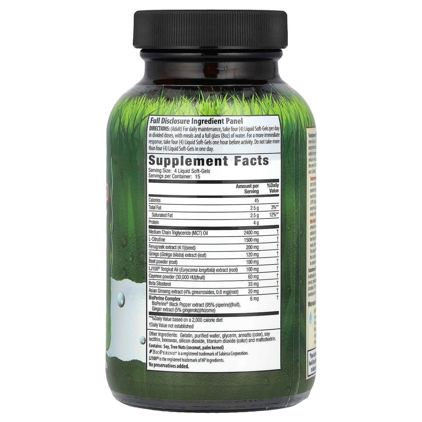 Boost Testosterone & Energy with Irwin Naturals Liquid Soft-Gels - Image 2