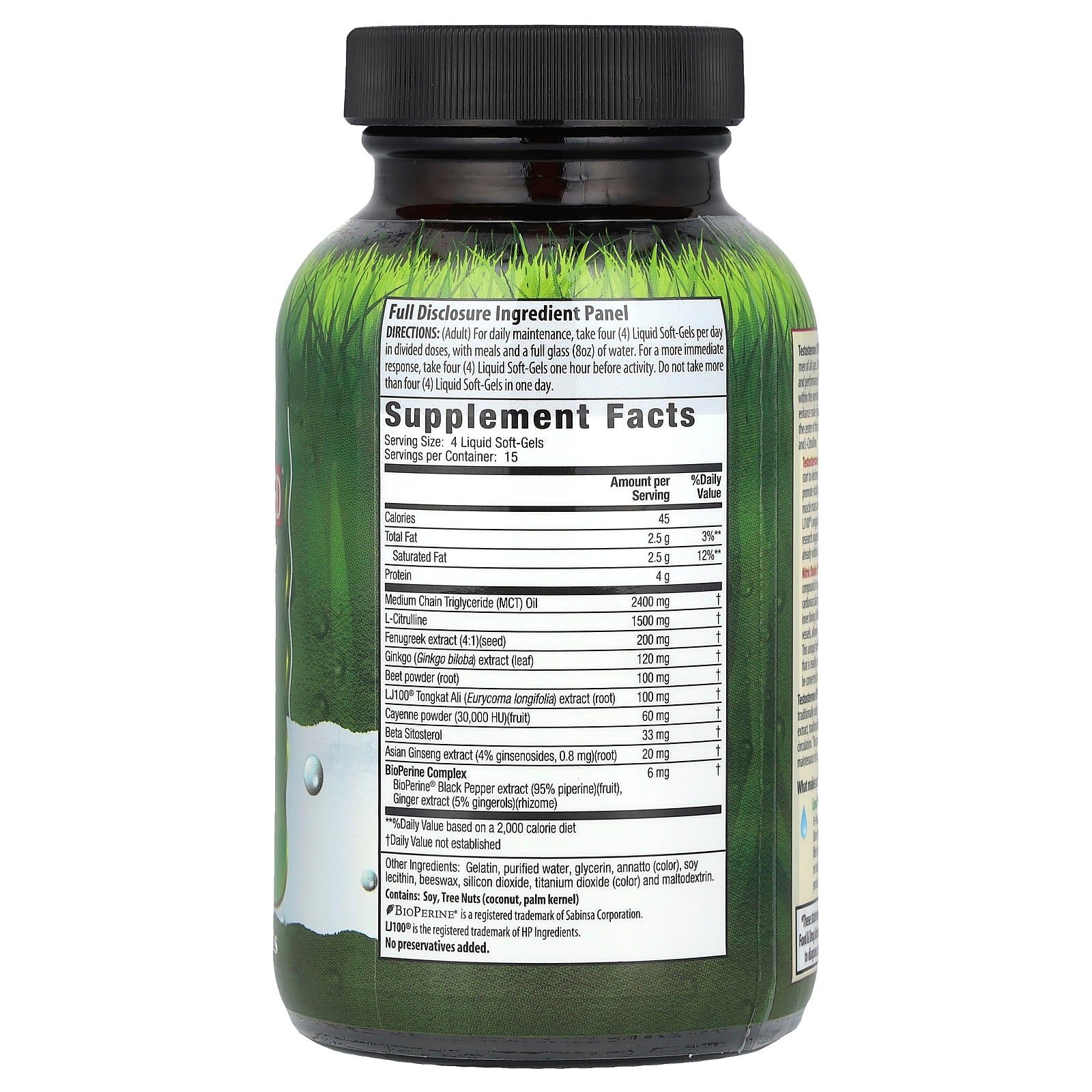 Boost Testosterone & Energy with Irwin Naturals Liquid Soft-Gels - Image 2