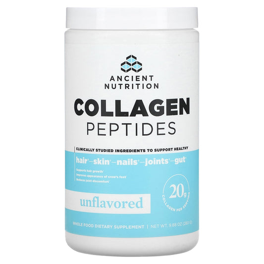 Ancient Nutrition Collagen Peptides for Hair, Skin, Joints - 9.88 oz (280g) - Image 1