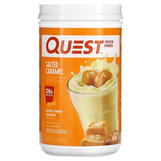 Quest Nutrition, Protein Powder, Salted Caramel, 1.6 lb (726 g) - Image 1