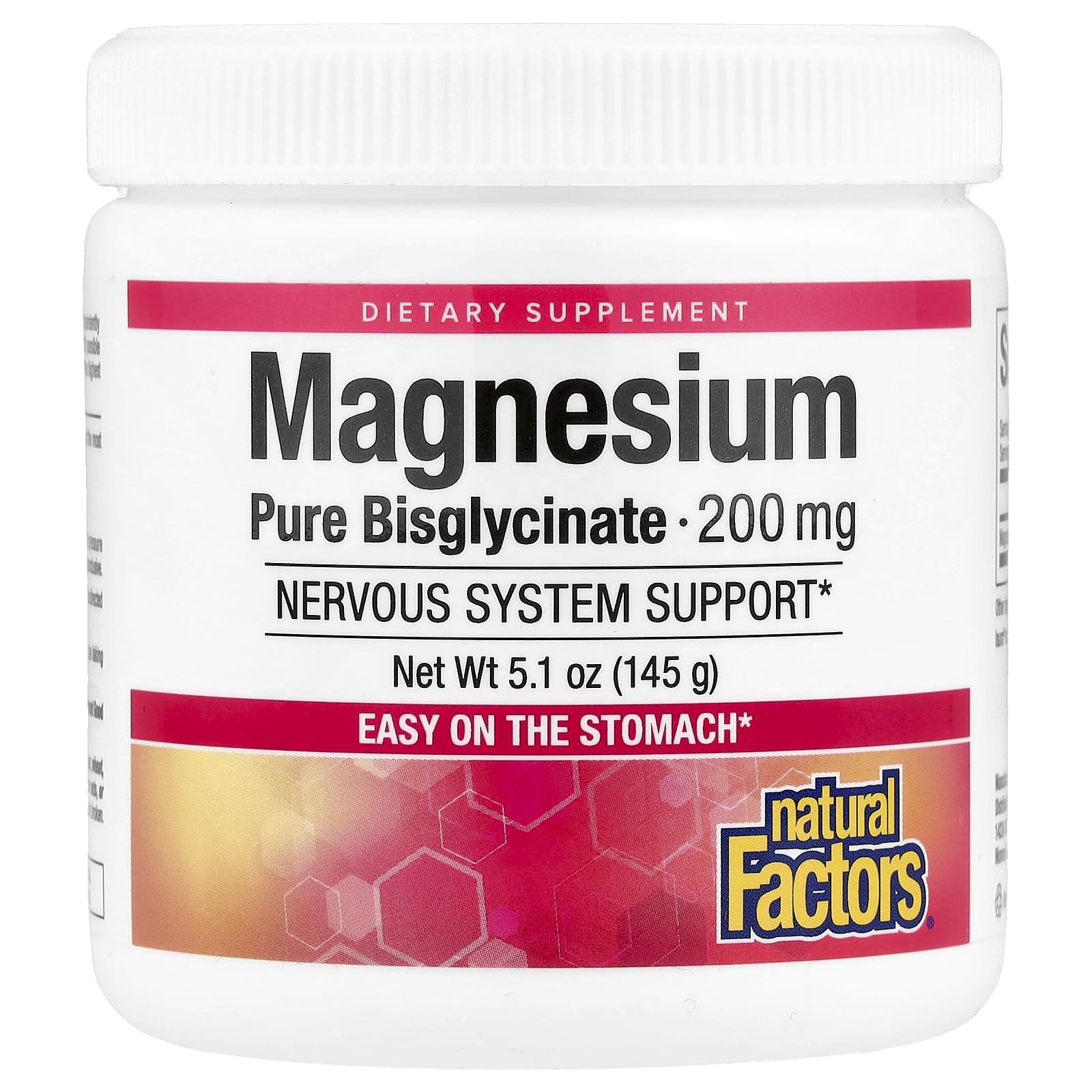 Natural Factors, Magnesium Pure Bisglycinate, 5.1 oz (145 g) - Image 1