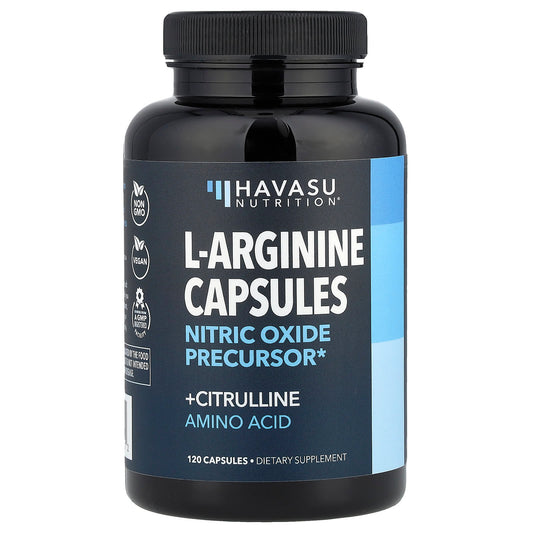 Boost Nitric Oxide with Havasu Nutrition L-Arginine + Citrulline - Image 1