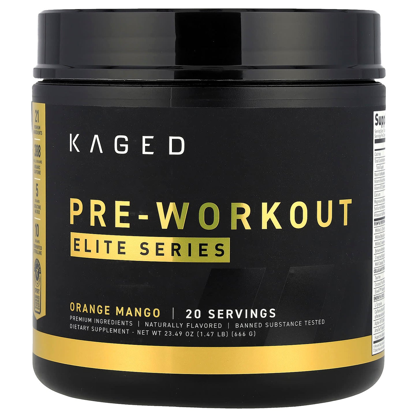 Kaged Elite Series Pre-Workout | Fuel Your Most Epic Workouts - Image 1