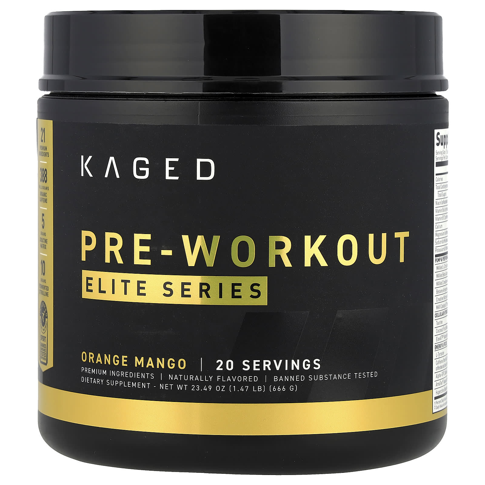 Kaged Elite Series Pre-Workout | Fuel Your Most Epic Workouts - Image 1