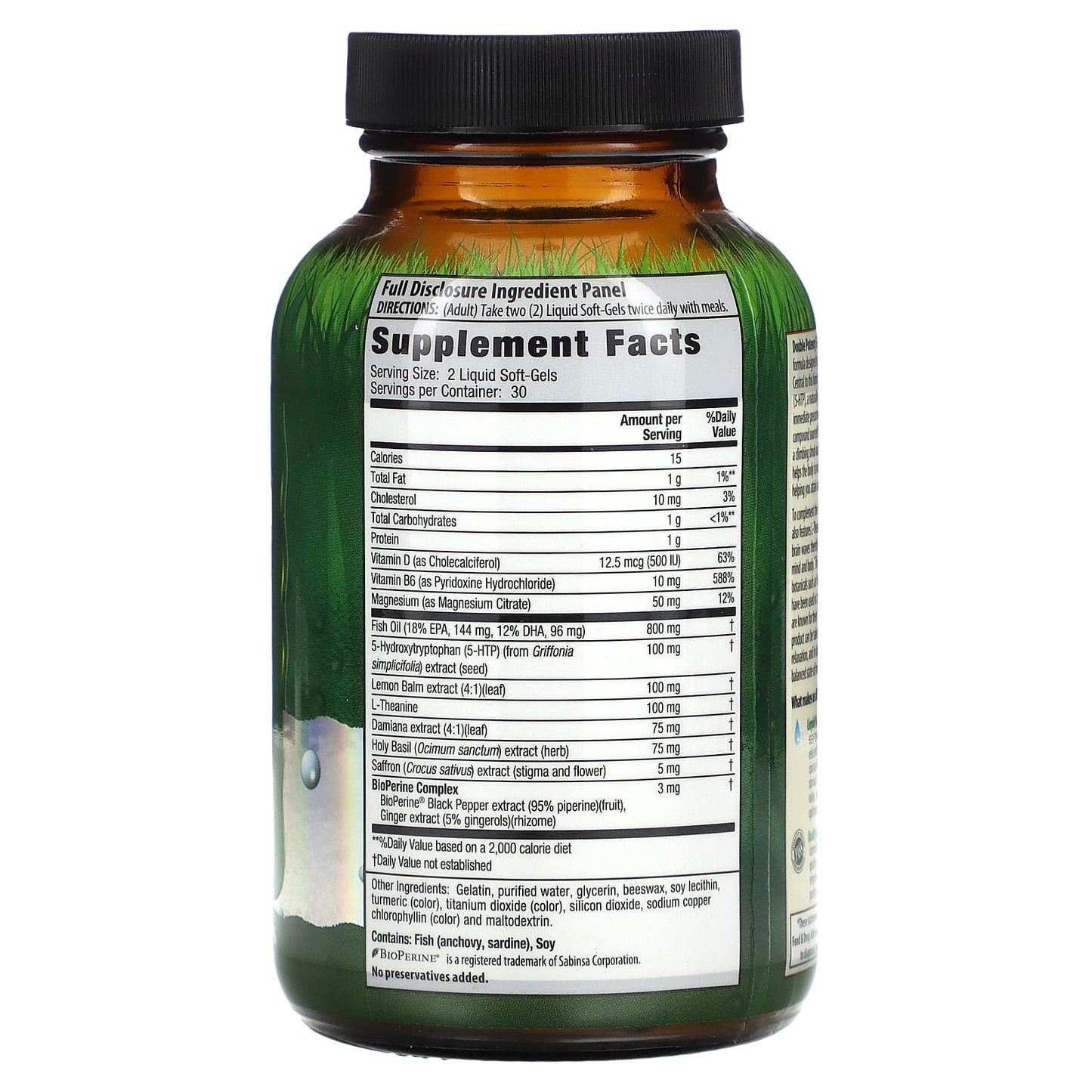 Irwin Naturals 5-HTP Extra Liquid Soft-Gels for Mood & Relaxation - Image 2
