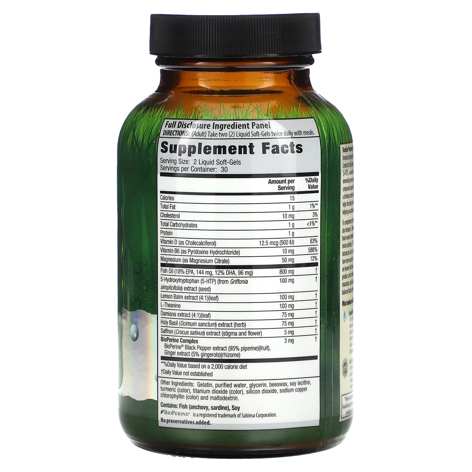 Irwin Naturals 5-HTP Extra Liquid Soft-Gels for Mood & Relaxation - Image 2