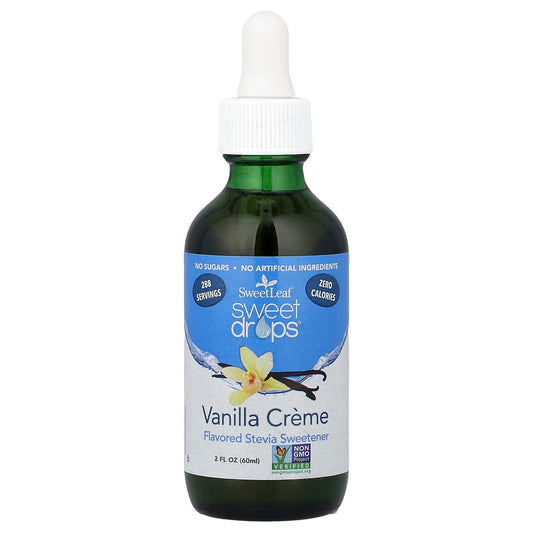 SweetLeaf Stevia, Sweet Drops, Vanilla Creme, 2 fl oz (60 ml) - Image 1