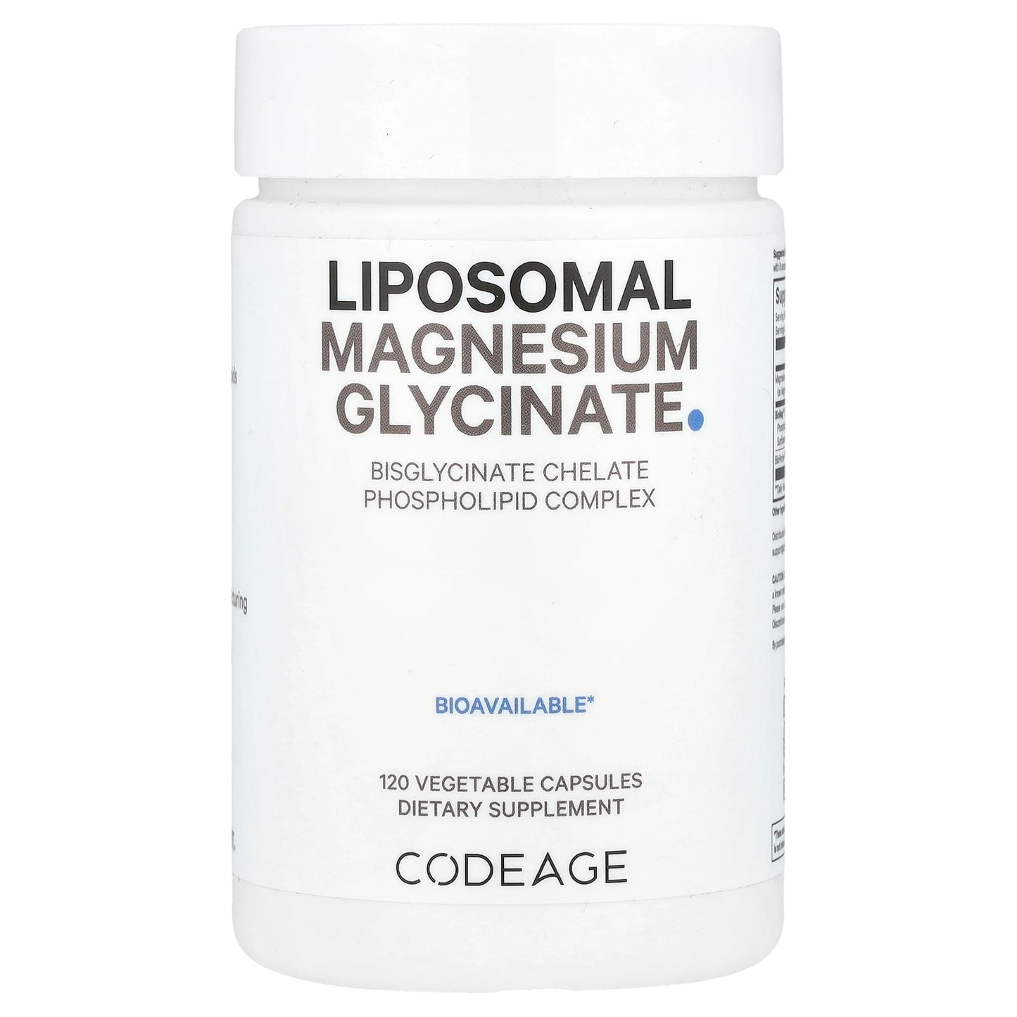 Enhance Your Magnesium Levels with CodeAge Liposomal Magnesium Glycinate - Image 1