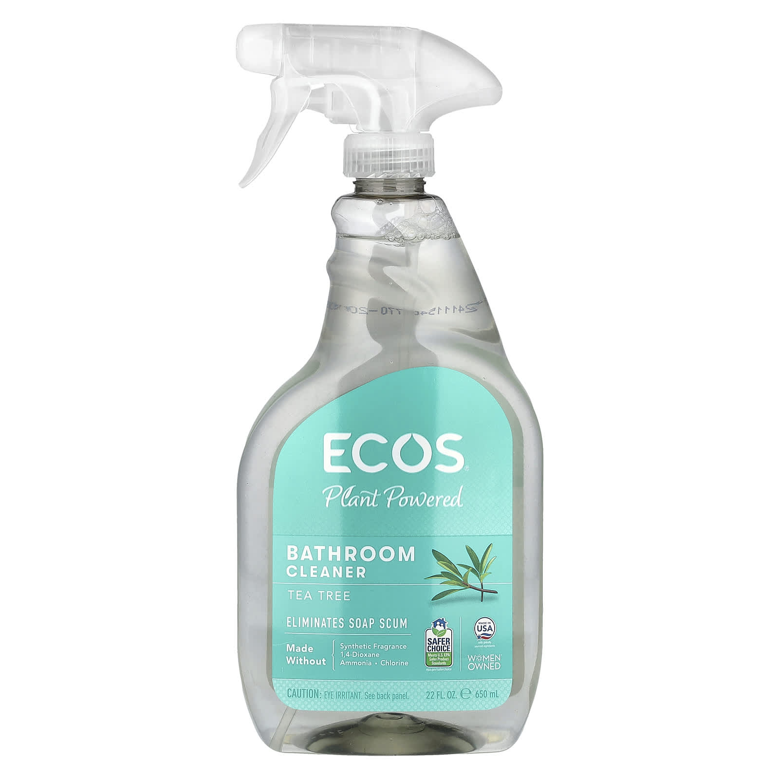 Tea Tree Bathroom Cleaner by Earth Friendly Products, Eco-Friendly & Vegan - Image 1