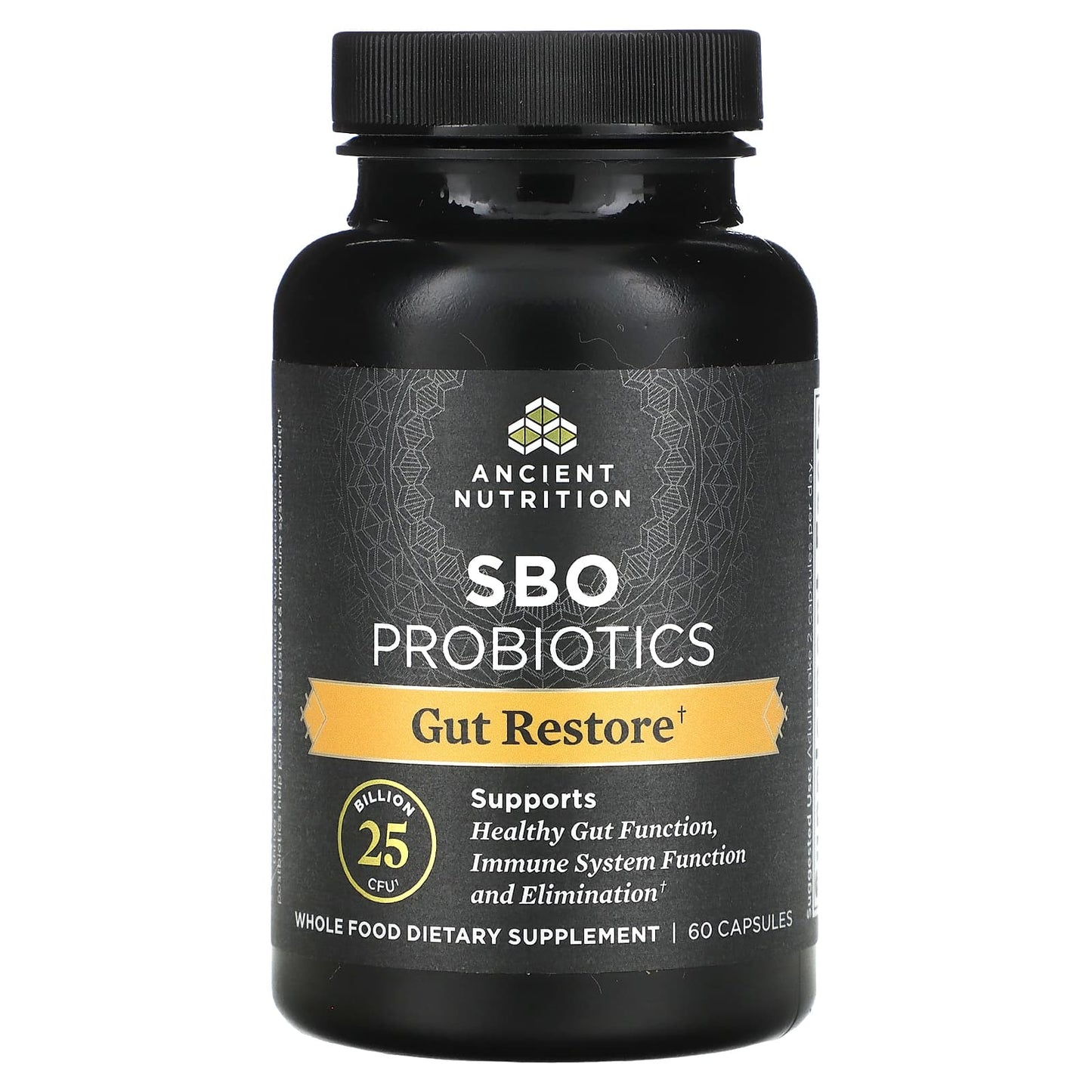 Ancient Nutrition SBO Probiotics for Gut Health - 60 Capsules - Image 1
