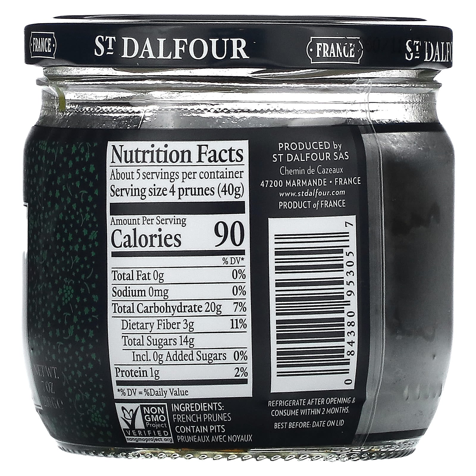 St. Dalfour, Deluxe French Prunes, 7 oz (200 g) - Image 2