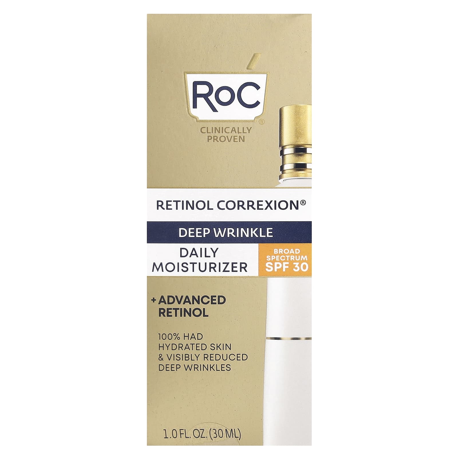 RoC, Retinol Correxion®, Deep Wrinkle Daily Moisturizer, SPF 30, 1 fl oz (30 ml) - Image 2