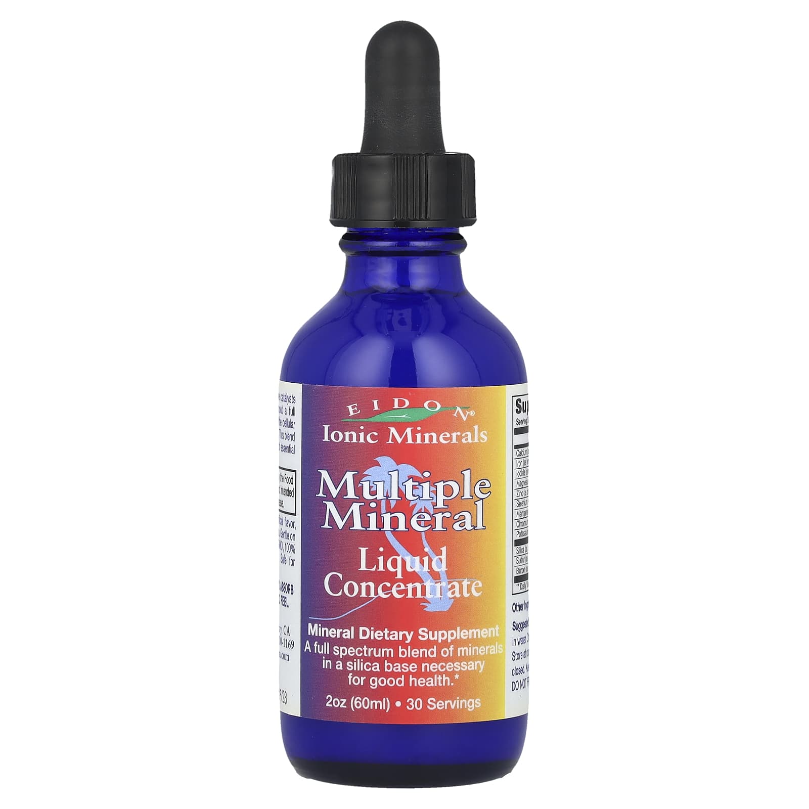 Eidon Ionic Minerals Liquid Concentrate, 100% Bioavailable, 2 oz (60 ml) - Image 1