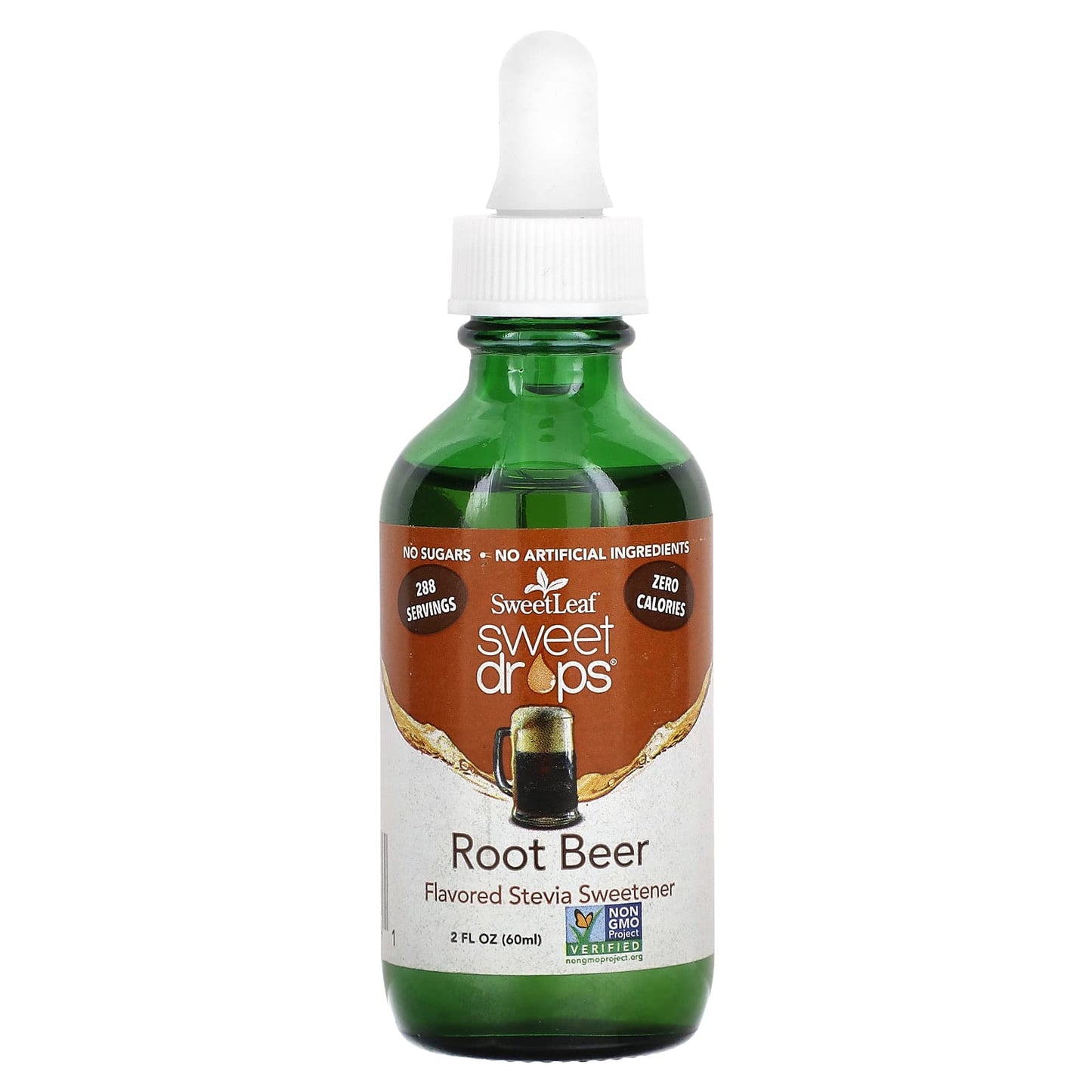 SweetLeaf Stevia, Sweet Drops, Root Beer, 2 fl oz (60 ml) - Image 1