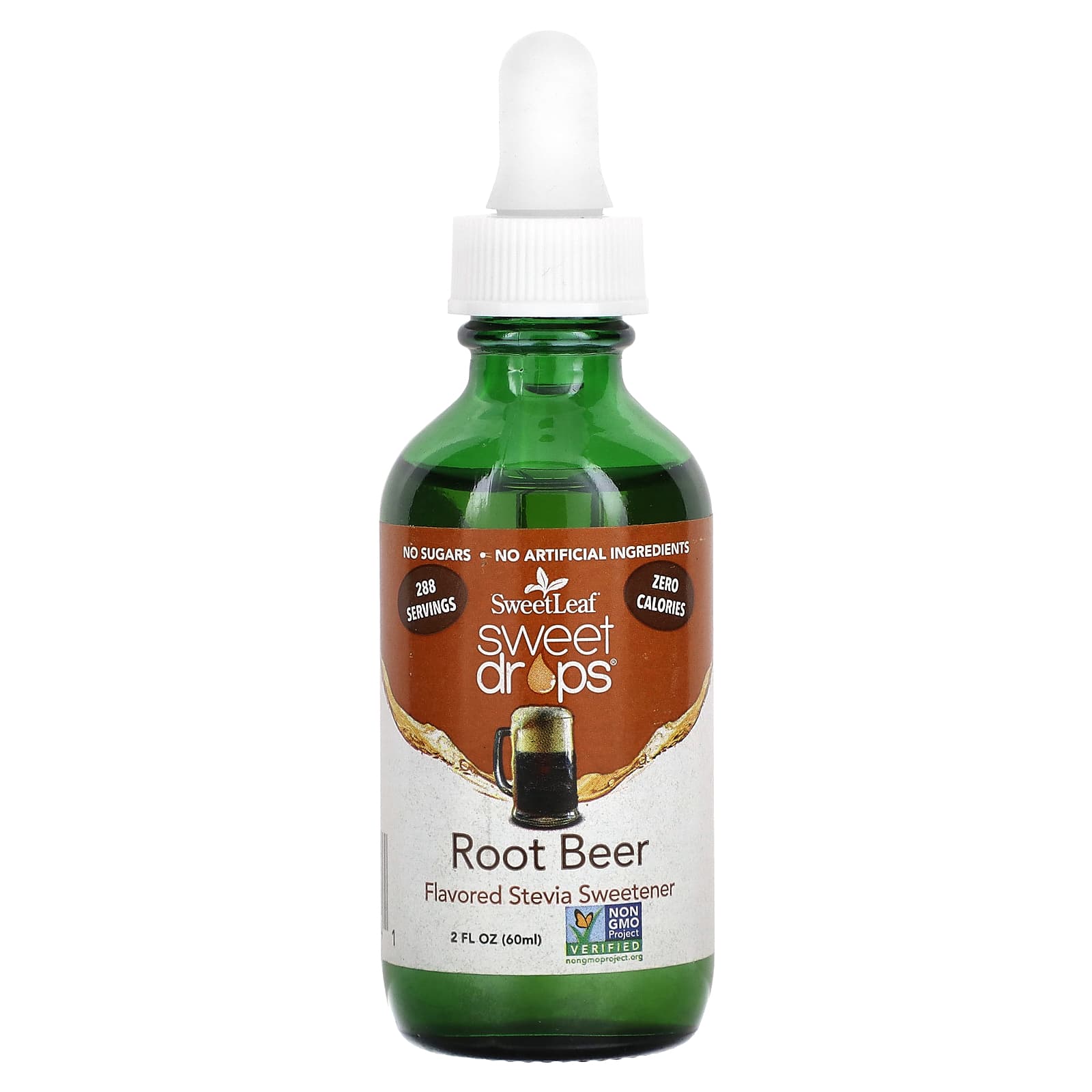 SweetLeaf Stevia, Sweet Drops, Root Beer, 2 fl oz (60 ml) - Image 1