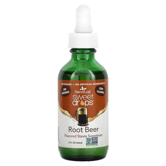 SweetLeaf Stevia, Sweet Drops, Root Beer, 2 fl oz (60 ml) - Image 1