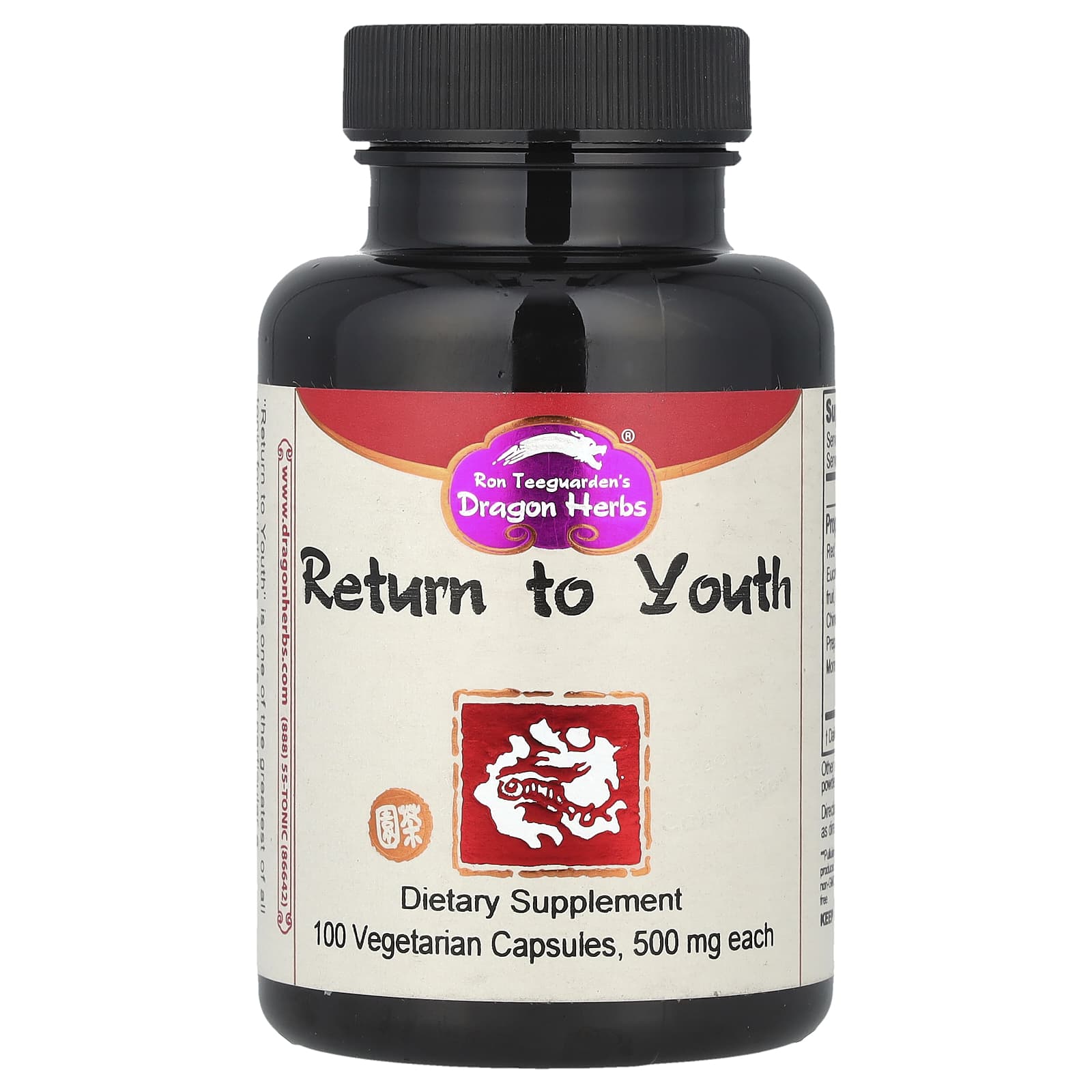 Boost Youthful Energy with Dragon Herbs' Return to Youth Tonic Capsules - Image 1