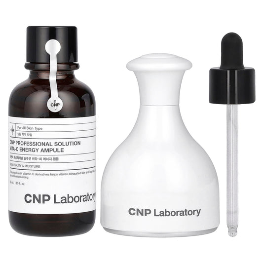 CNP Vita-C Energy Ampoule 50ml, Brighten & Moisturize Tired Skin - Image 1