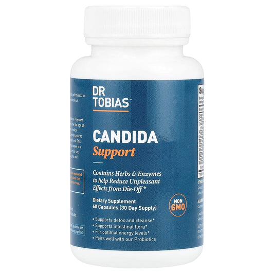 Dr. Tobias Candida Support Supplement - 60 Capsules for Optimal Energy - Image 1