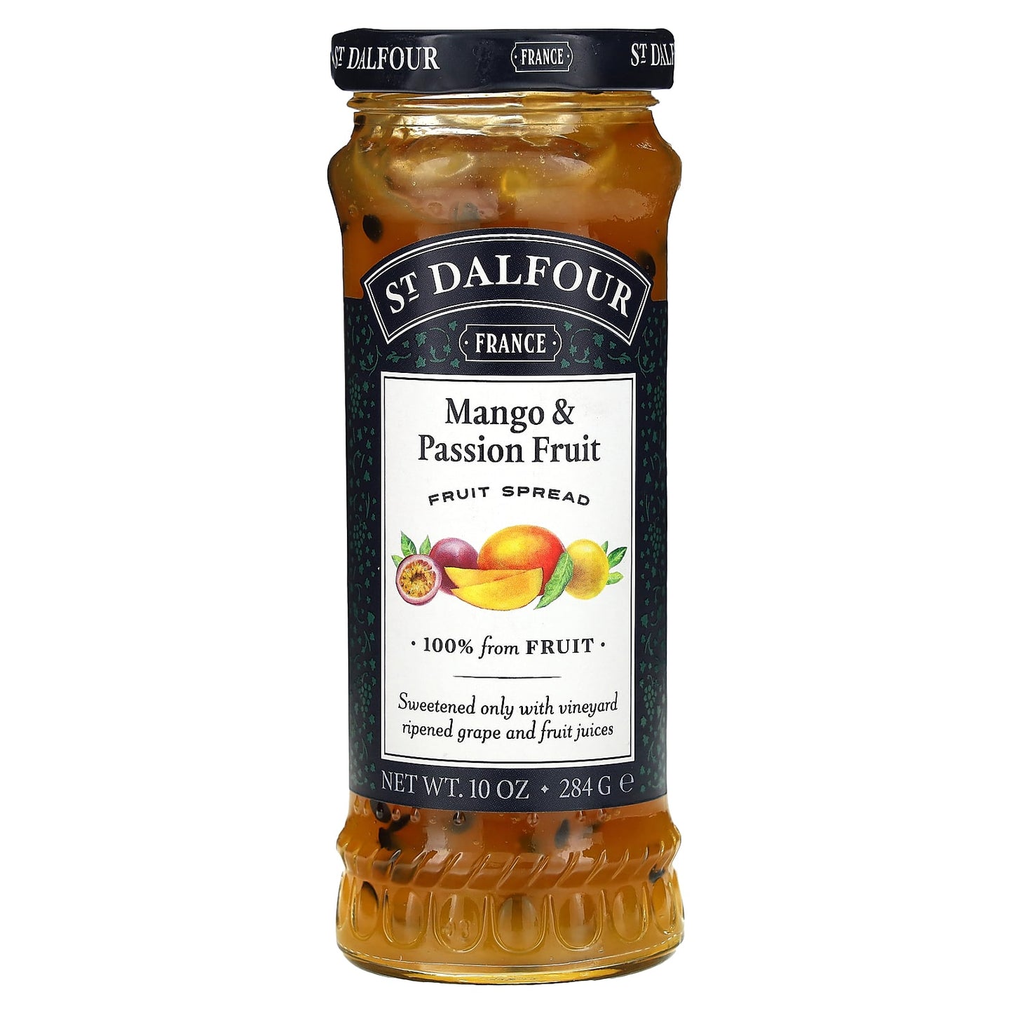 St. Dalfour, Fruit Spread, Mango & Passion Fruit, 10 oz (284 g) - Image 1