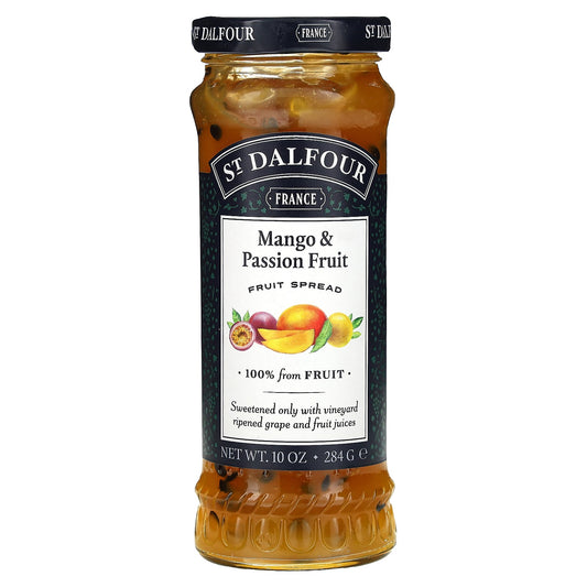 St. Dalfour, Fruit Spread, Mango & Passion Fruit, 10 oz (284 g) - Image 1
