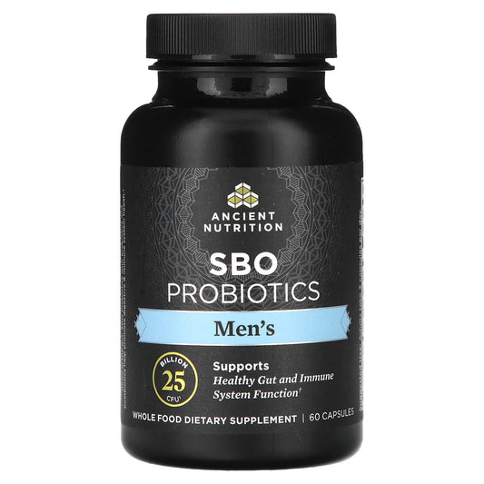 Ancient Nutrition SBO Probiotics for Men, 60 Capsules, 25 Billion CFU - Image 1