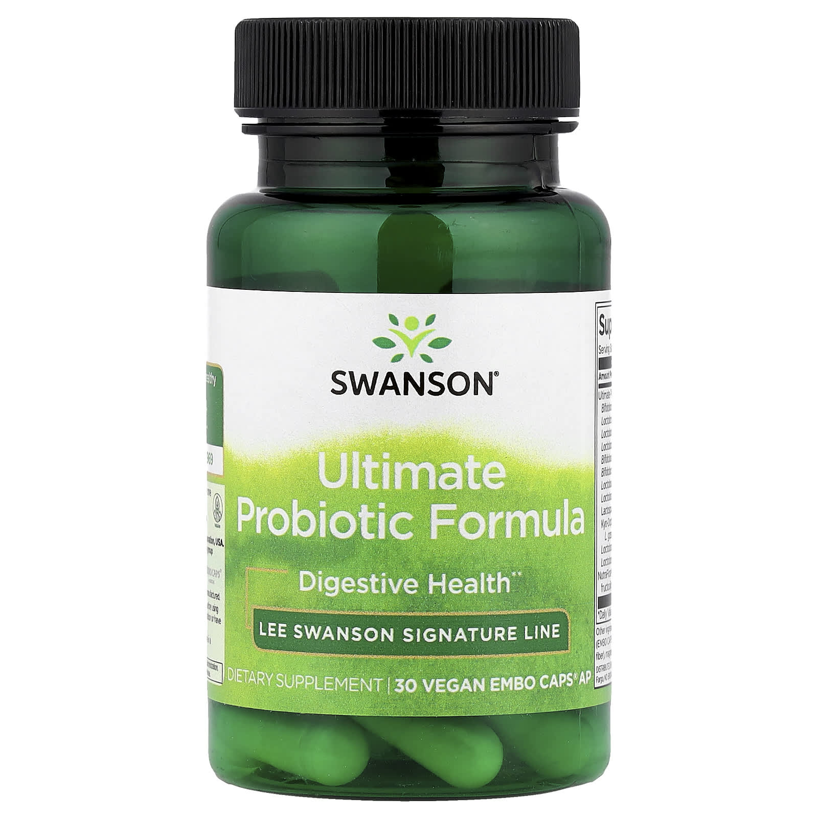 Swanson, Ultimate Probiotic Formula, 30 Vegan Embo Caps® Ap - Image 1