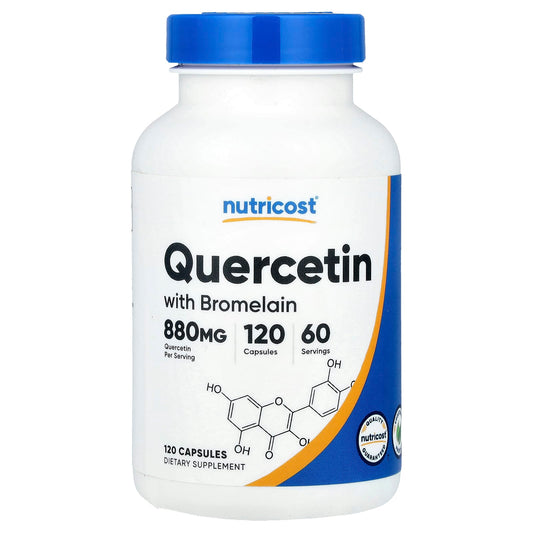Nutricost, Quercetin with Bromelain, 120 Capsules - Image 1