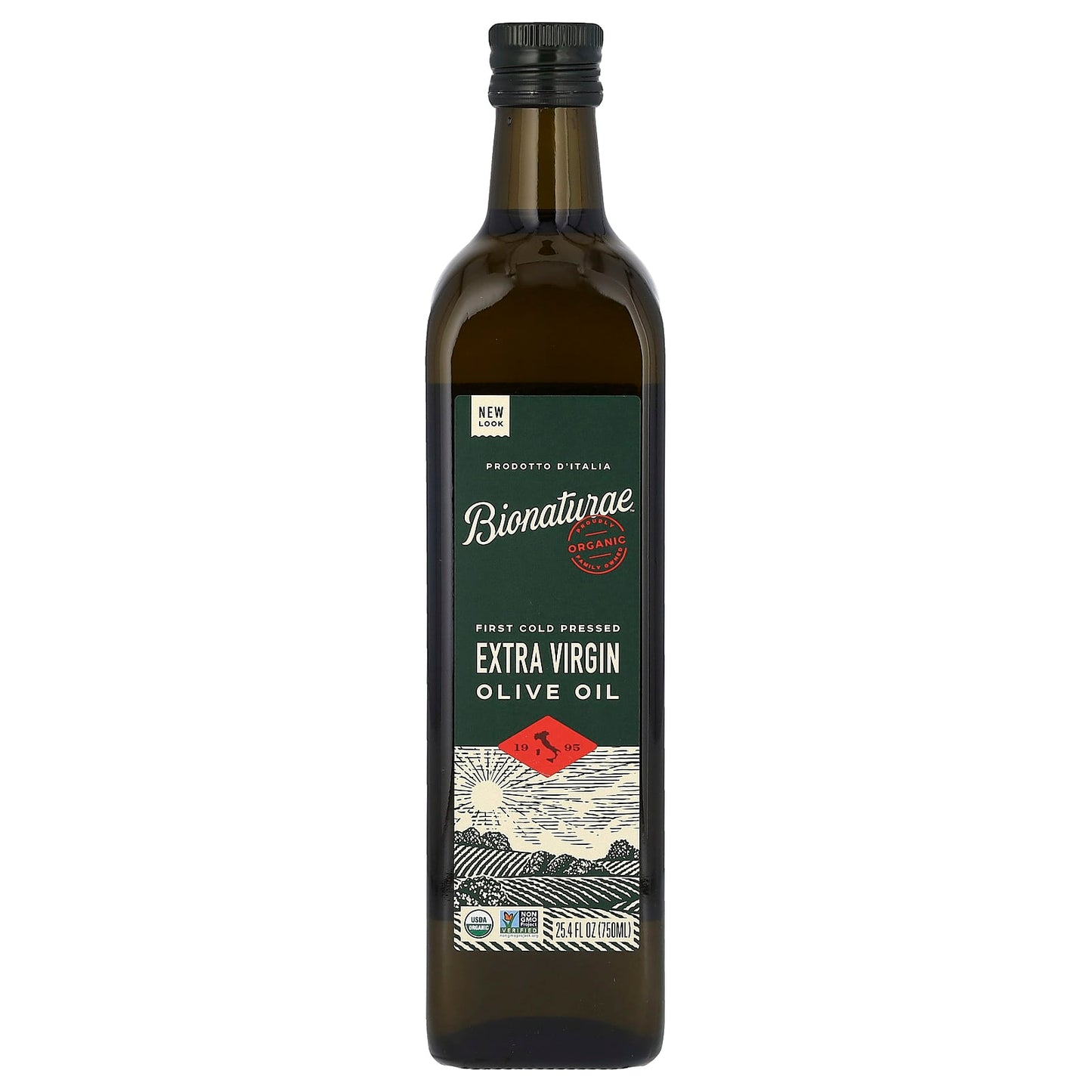 Bionaturae Organic Extra Virgin Olive Oil, 25.4 fl oz (750 ml) - Image 1