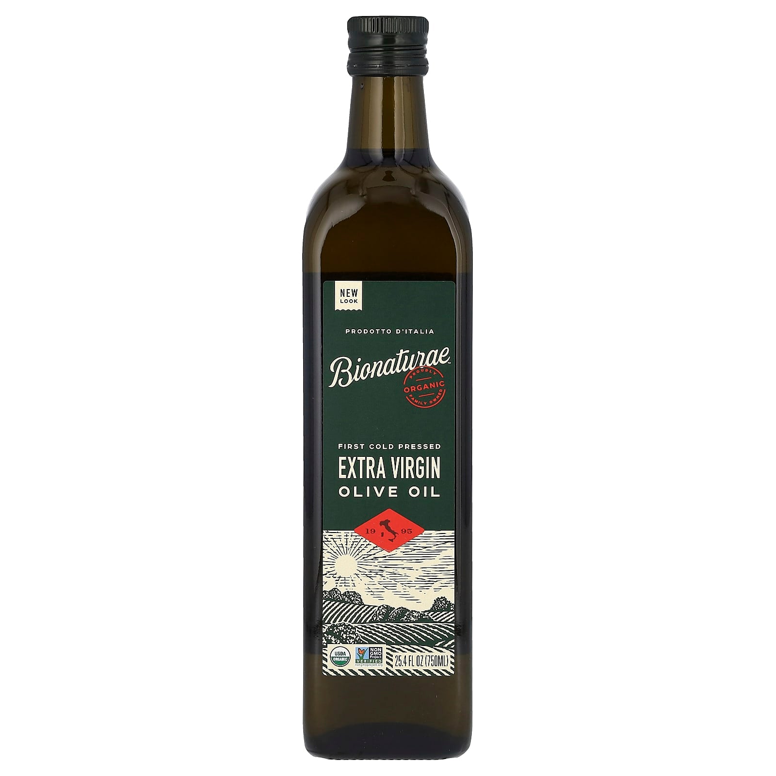 Bionaturae Organic Extra Virgin Olive Oil, 25.4 fl oz (750 ml) - Image 1