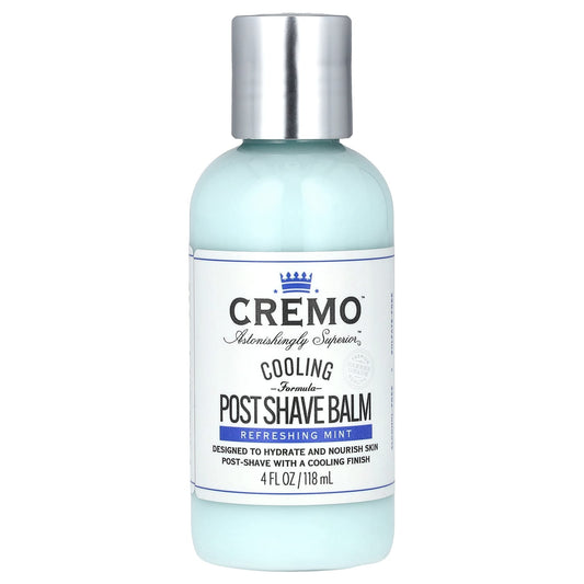 Cremo Refreshing Mint Post Shave Balm, 4 fl oz (118 ml) - Image 1
