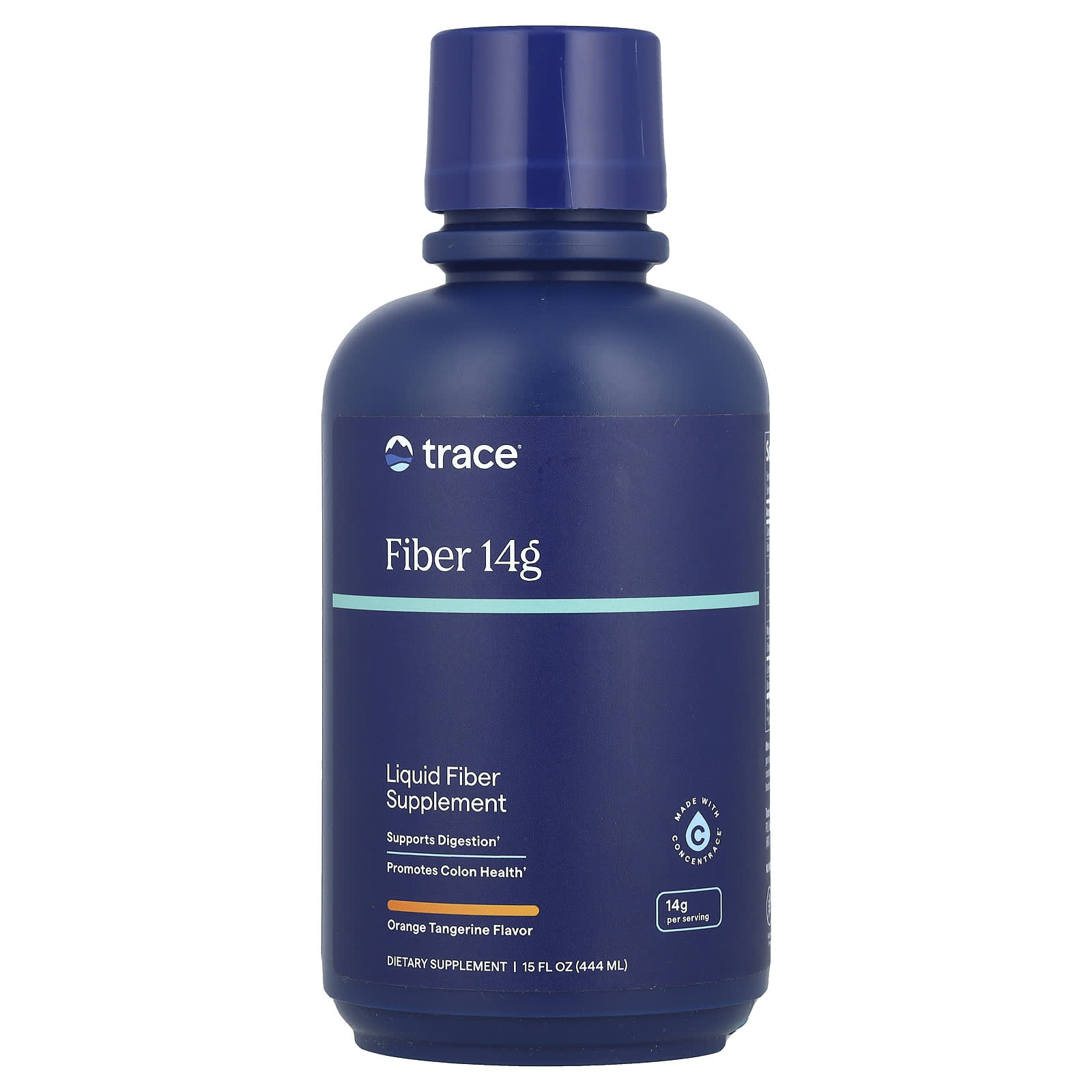 Trace, Fiber, Orange Tangerine, 15 fl oz (444 ml) - Image 1