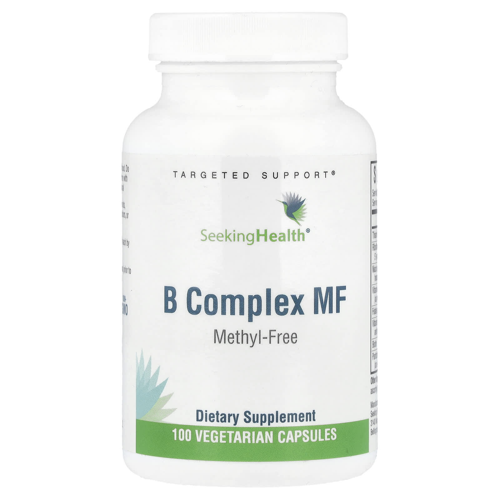 Seeking Health, B Complex MF, 100 Vegetarian Capsules - Image 1